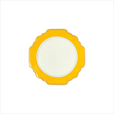 Teller flach 16cm _Sunflower dunkelgelb__top